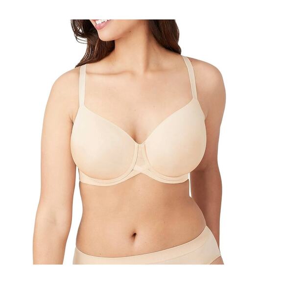 Wacoal Nude Ultimate Side Smoother Full Coverage Underwire Bra Size 34DDD - Picture 1 of 4